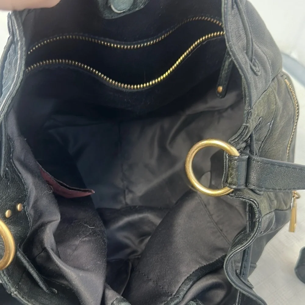 Vintage Juicy Couture, black, soft, leather bag